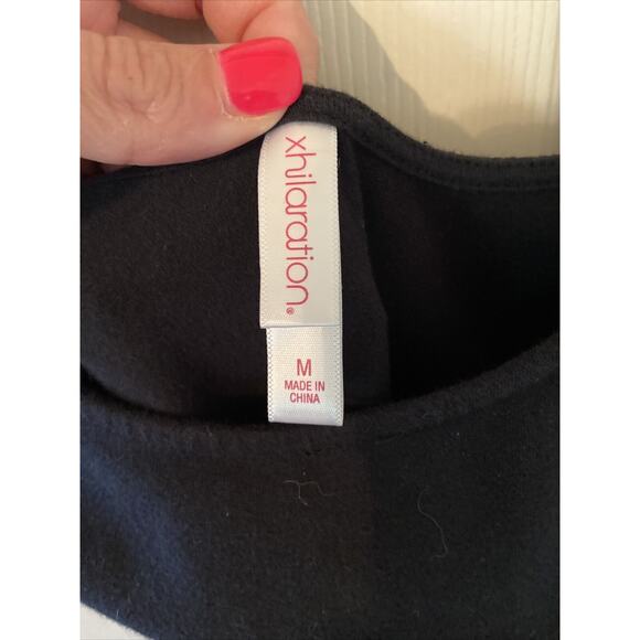 Xhilaration Black Pullover Sleeveless Casual Stretchy Cotton Mini Dress Size M - Picture 5 of 6
